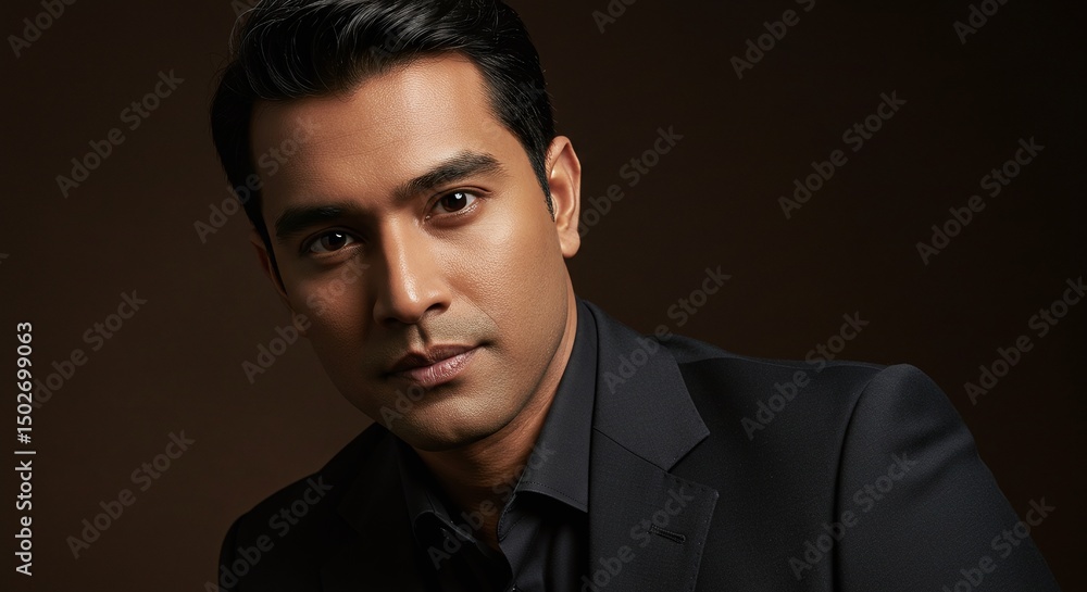 Man in Suit with Black Shirt Man in Suit with Black Shirt
