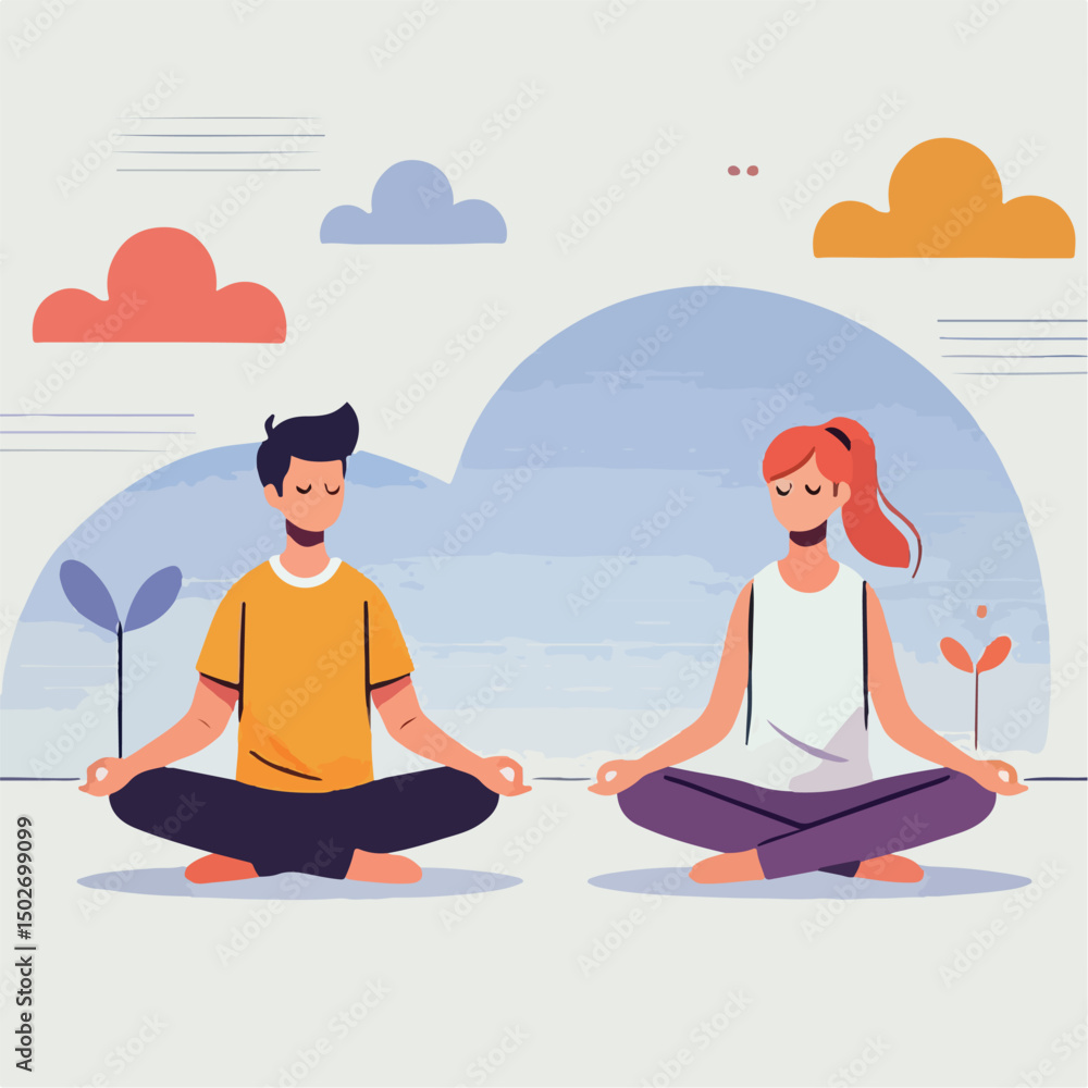 vector image of a person sitting vector image of a person sitting