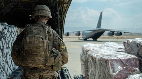 Military Cargo Transport: Aid Delivery Operation