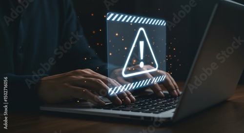 Cybersecurity Warning Protecting Yourself from Online Threats