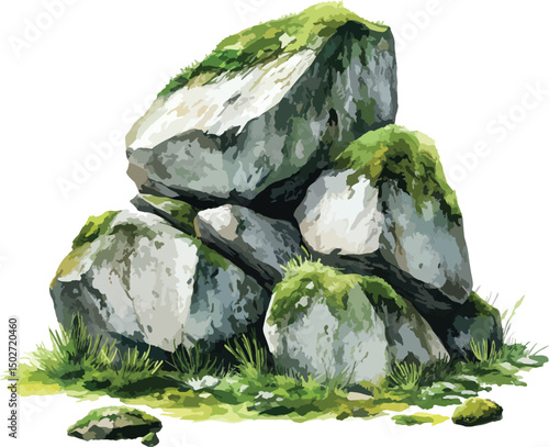 Nature Pack Rocks & Flora