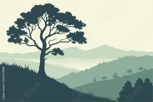 Silent Roots – Thai Dead Tree Silhouette