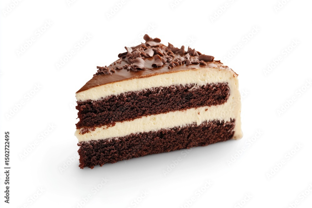 Chocolate cake slice Chocolate cake slice