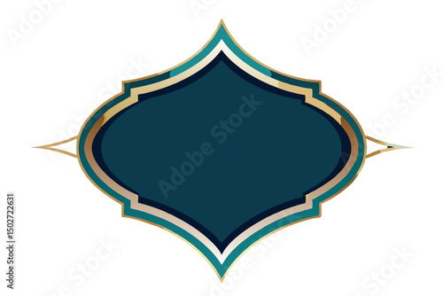 minimalist frame with rich golden edges, perfect for upscale invitations and sophisticated visual projects