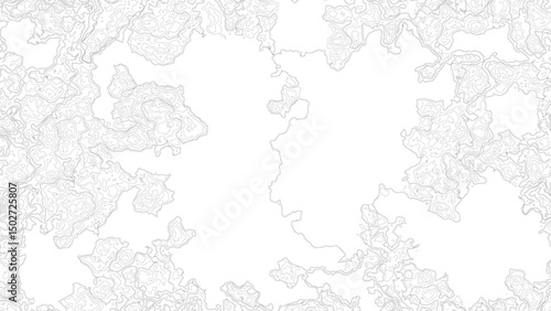 Abstract Topographic contour map. Topography and geography map grid abstract backdrop. Similar cartography illustration. Abstract background of Topographic Contour Line Pattern. 
