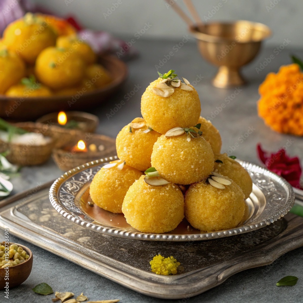 Besan Laddoos Diwali Special Besan Laddoos Diwali Special