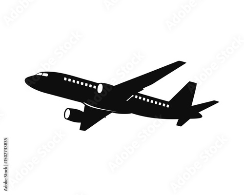 airplanes vector icon on white background, airplane vector Illustration