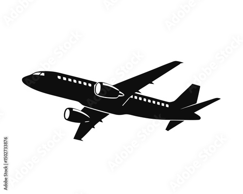 airplanes vector icon on white background, airplane vector Illustration