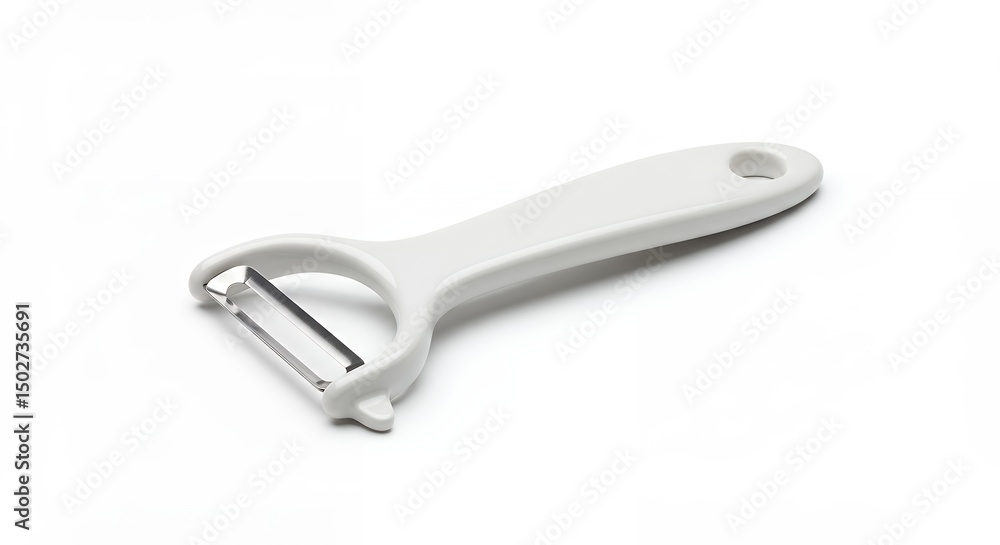 White peeler isolated on white background White peeler isolated on white background