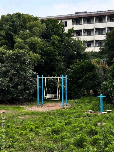 old abandoned playground