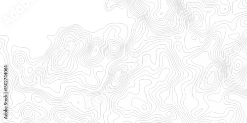 Abstract minimal The patter discovery vector topo map creative discovery White wave grid stripe line map topography. vector geographic contour mounted map background.	