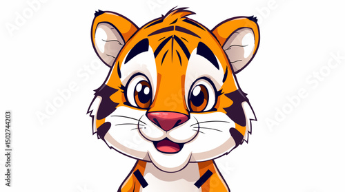 Expressive Tiger Mascots – Cartoon Jungle Cat Character Icons