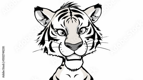 Expressive Tiger Mascots – Cartoon Jungle Cat Character Icons