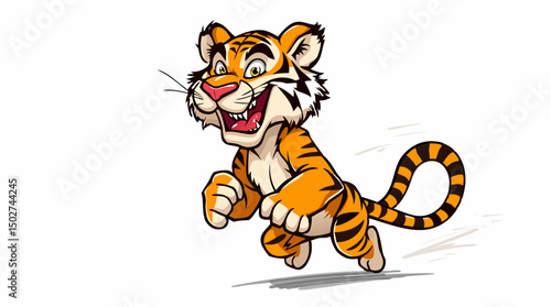 Expressive Tiger Mascots – Cartoon Jungle Cat Character Icons