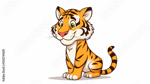 Expressive Tiger Mascots – Cartoon Jungle Cat Character Icons