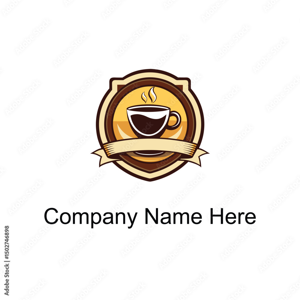 Fototapeta premium coffee logo