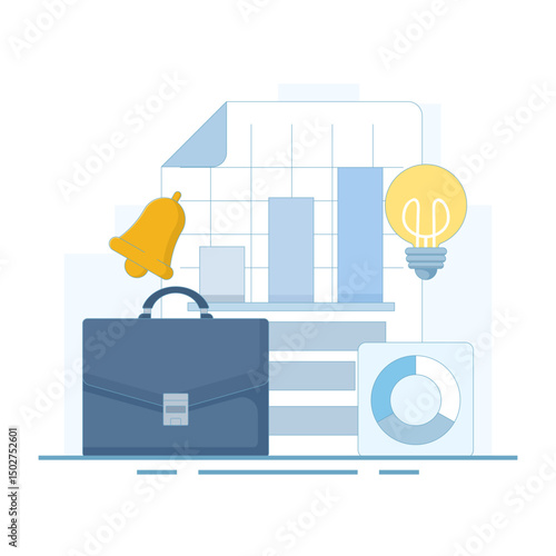 Portfolio Asset Investment Concept. Investment portfolio, asset allocation to build passive income, wealth management or mutual fund planning, investment portfolio pie chart.