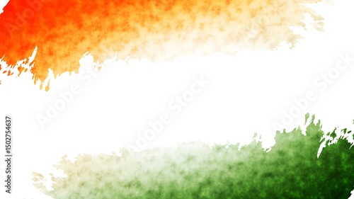 Artistic Independence Day Tricolor Design