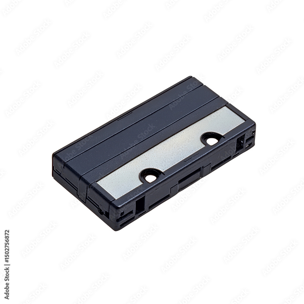 Obraz premium Vintage Microcassette Tape - Retro Audio Recording Technology