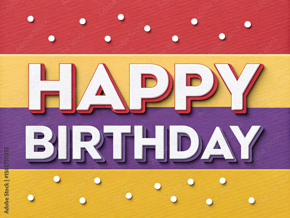 Fototapeta premium Happy birthday 
