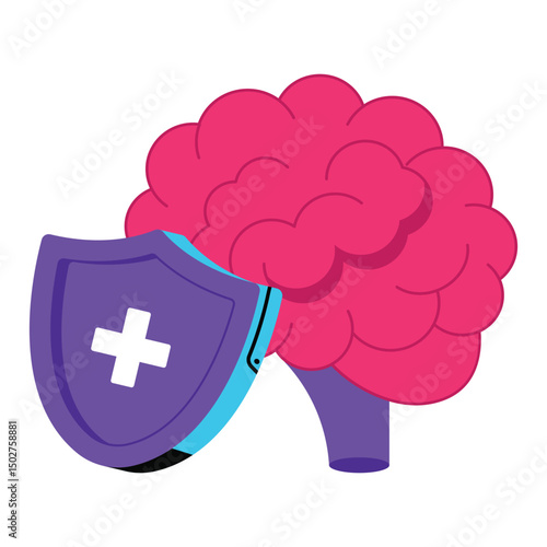 Mental Health Vector style icon. Eps 10 file