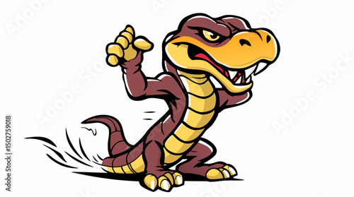 Cartoon Snake Mascots – Dynamic, Expressive, and Fun Reptile Logo Characters