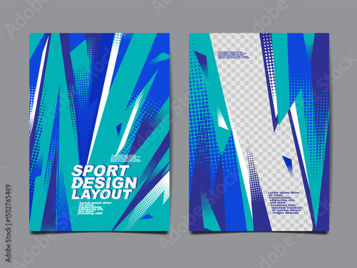 Sport Design Layout , Dynamic modern flat Design, Sport Background