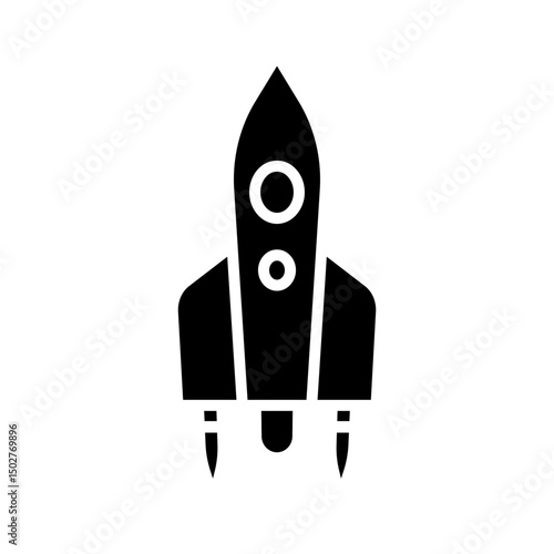 Rocket Fuel Tank Icon Design