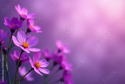 Vibrant purple flowers against a matching backdrop , background image, purple tones, flower arrangement