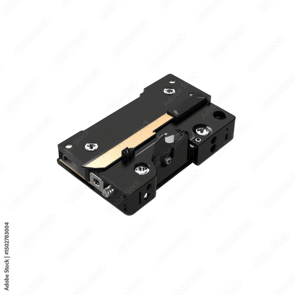 Precision Engineered Linear Actuator Mechanism - Detailed 3D Render Precision Engineered Linear Actuator Mechanism - Detailed 3D Render