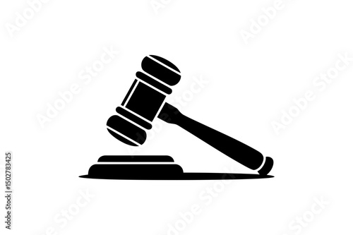 Gavel court justice auction law legal judge symbol