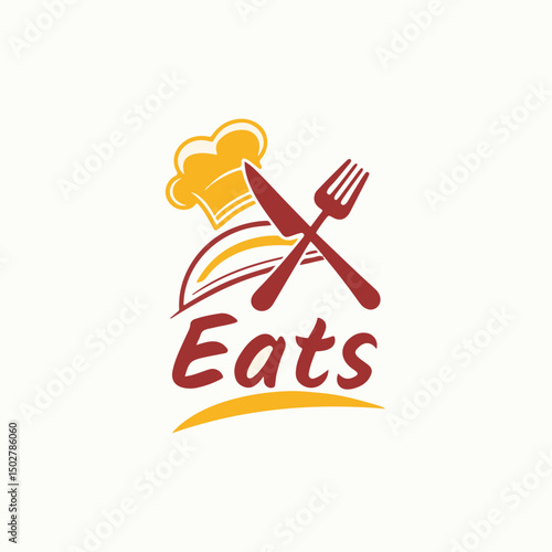 Custom Restaurant Logo Design for Food Entrepreneurs. Restaurant logo. Premium Vector. Restaurant logo Design Template