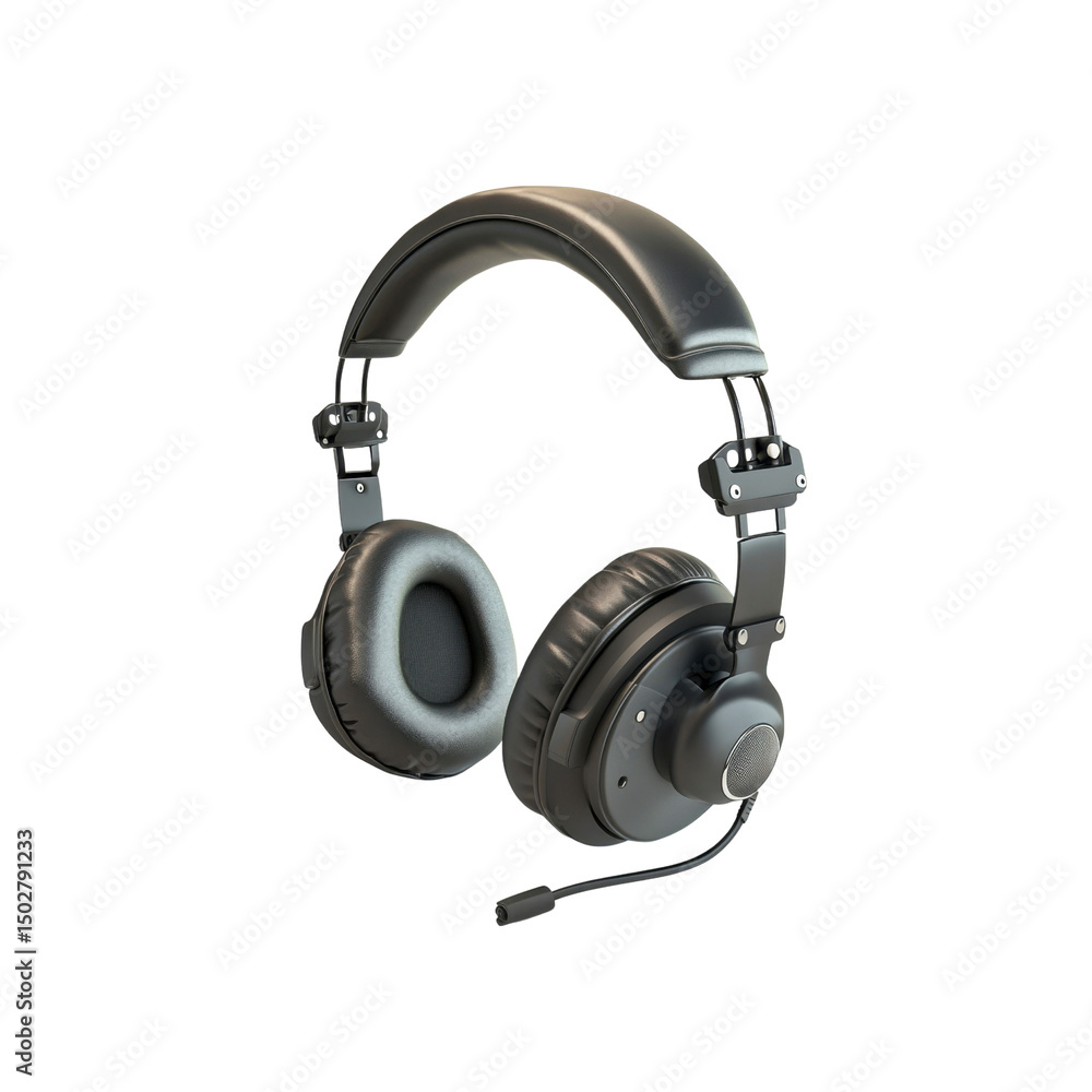 Professional Over-Ear Headset with Microphone - Studio Quality Audio Professional Over-Ear Headset with Microphone - Studio Quality Audio
