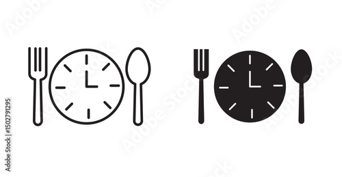 Fasting time icon