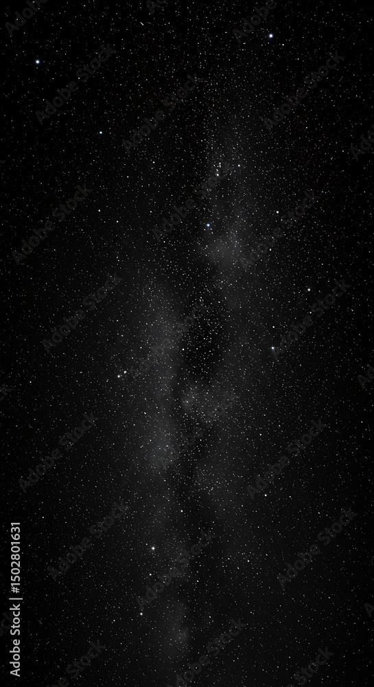 Obraz premium Majestic Night Sky Sparkling Stars and Milky Way Galaxy Astrophotography