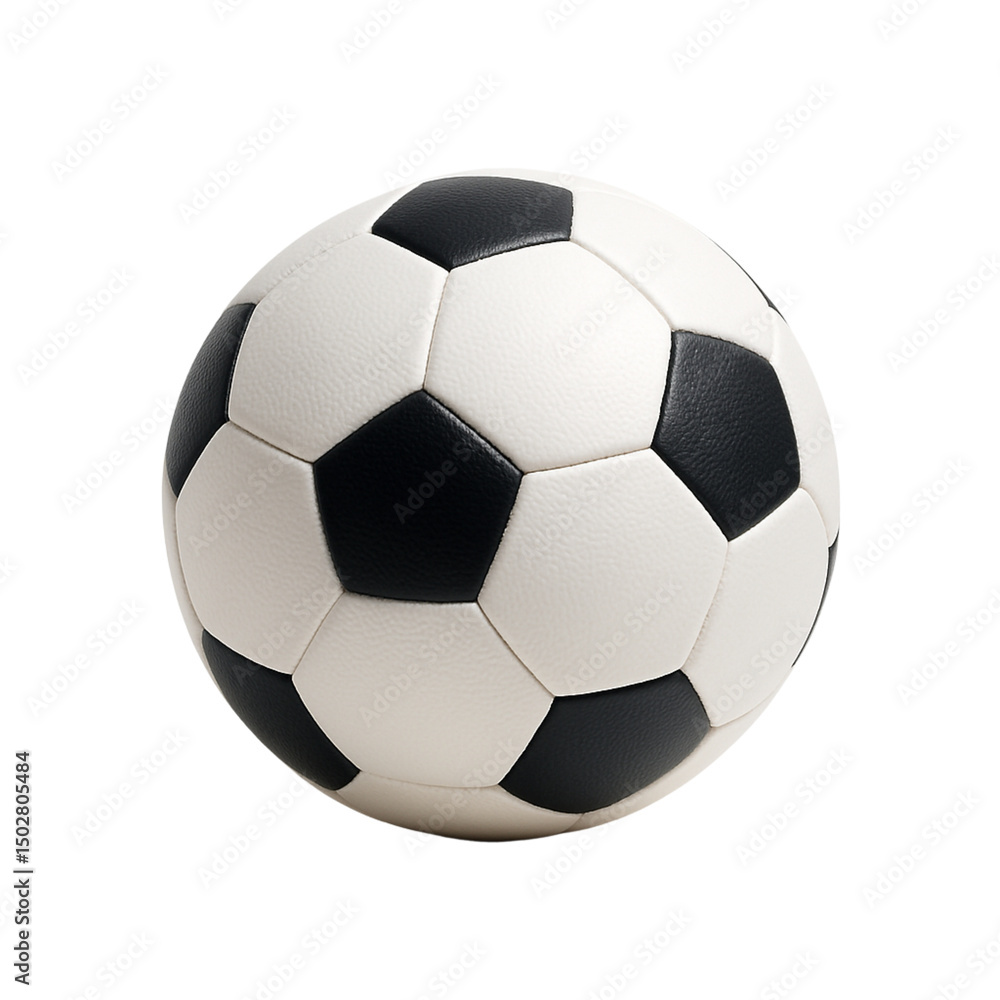 Fototapeta premium soccer ball on white background