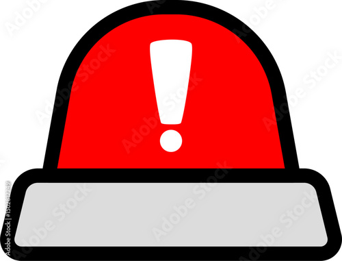 Simple Safety Siren Icon Design