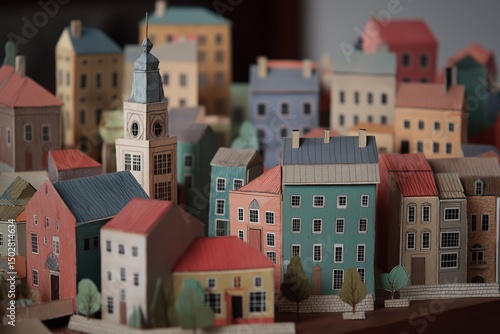 Paper craft city