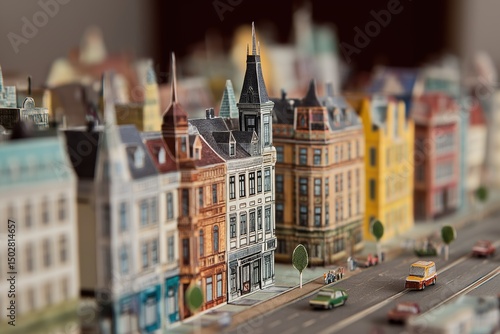 Paper craft city