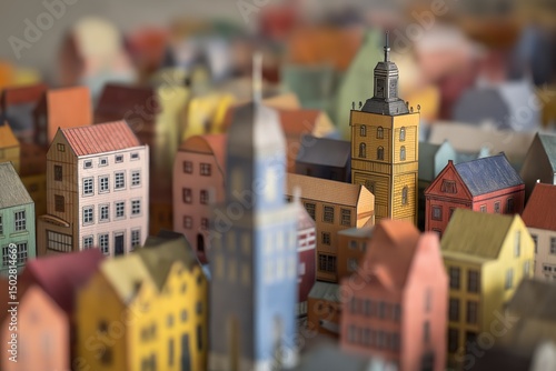 Paper craft city