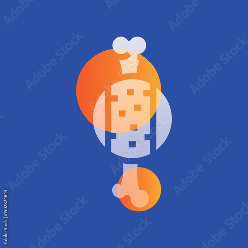 osteoporosis glassmorphism illustration