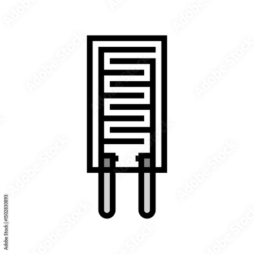 humidity sensor module color icon vector illustration