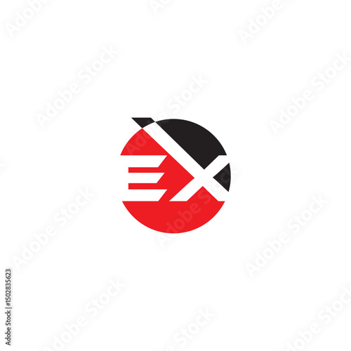 ex logo design minimal style, ex vector logo, ex initials, ex monogram logo