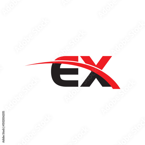 ex logo design minimal style, ex vector logo, ex initials, ex monogram logo