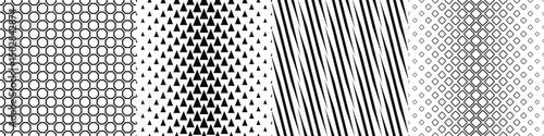 Black and white pattern collection