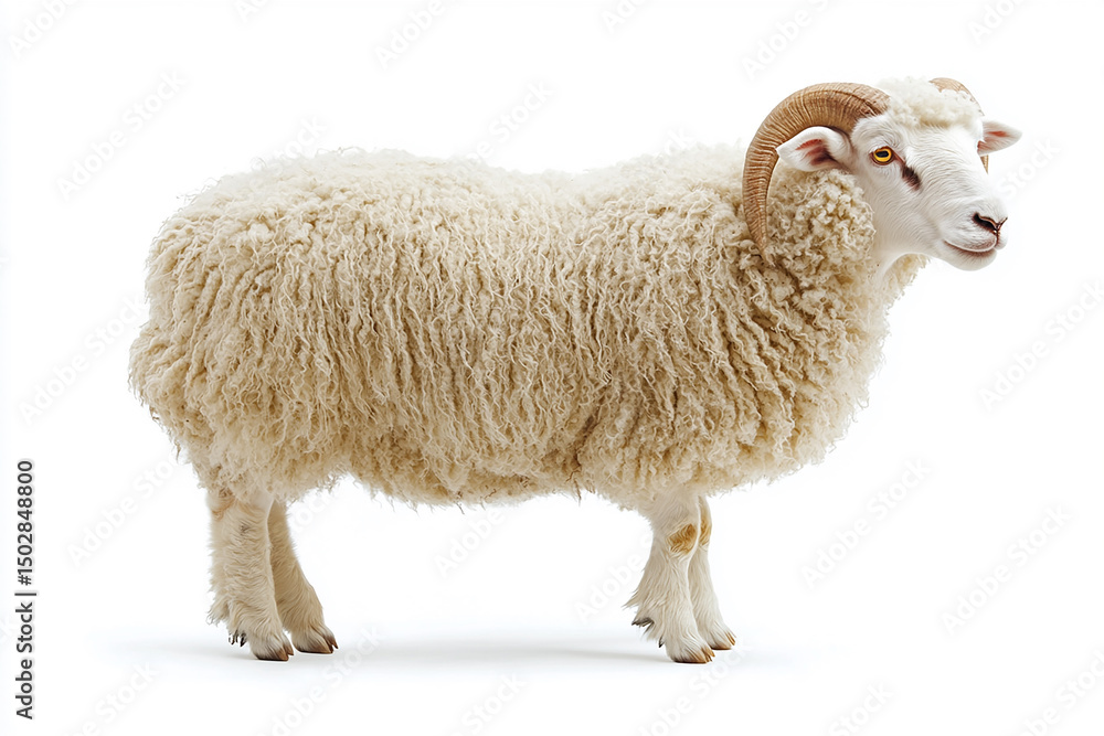 Fototapeta premium Majestic Fluffy Ram
