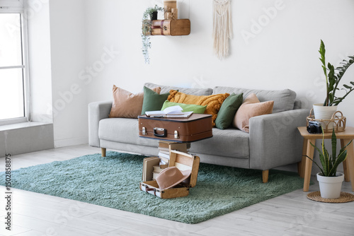 Interior of living room wit...