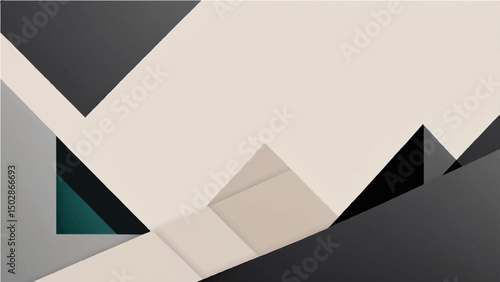 blue abstract wave background with curved lines and geometric shapes