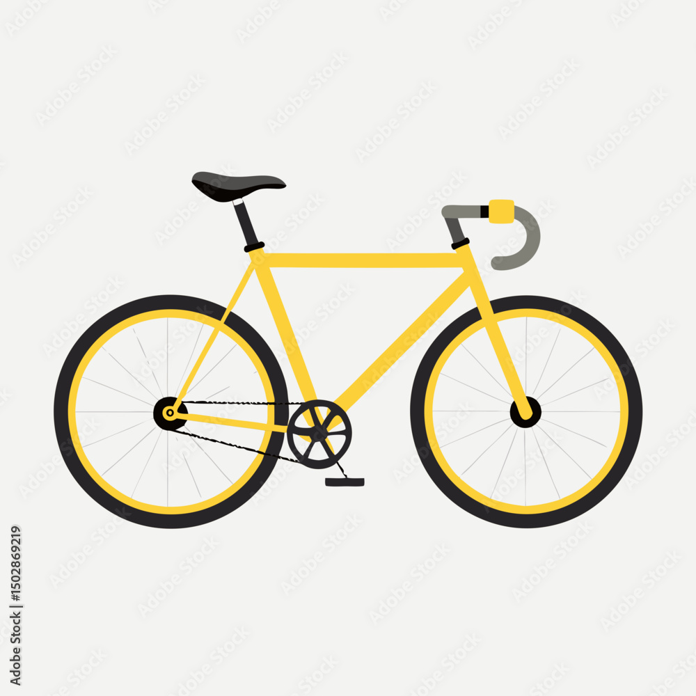 Obraz premium bicycle on white background