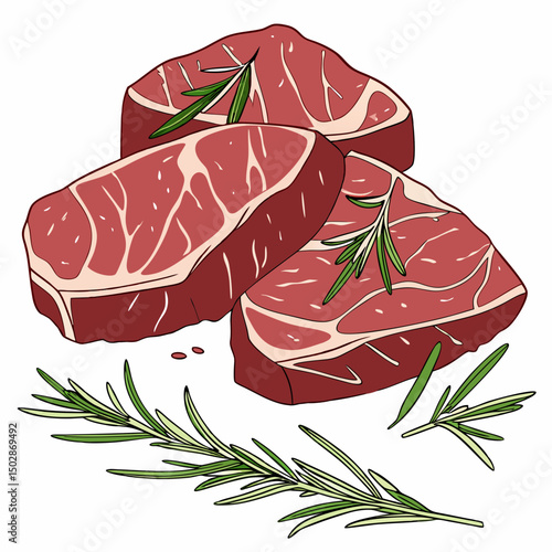 raw pork chops